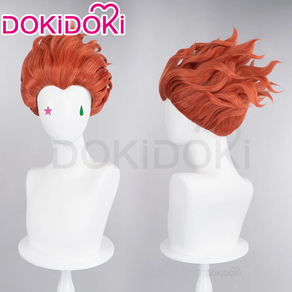 【Ready For Ship】DokiDoki Anime Cosplay Wig Short Straight Orange Hair