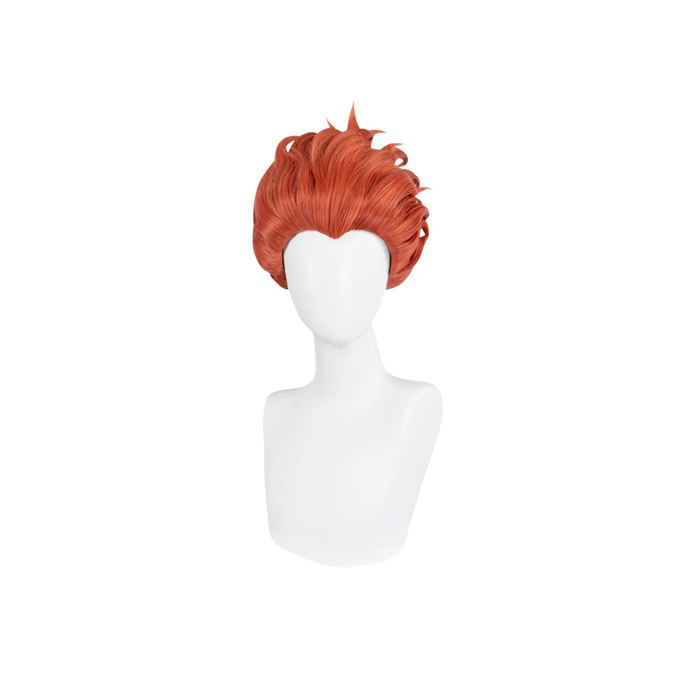 【Ready For Ship】DokiDoki Anime Cosplay Wig Short Straight Orange Hair - Image 2