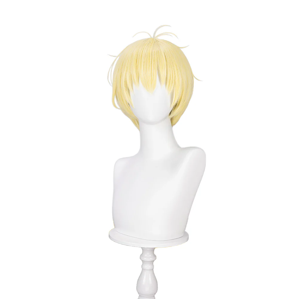 【Ready For Ship】DokiDoki Anime DDD Cosplay Cosplay Wig / Headwear Short Yellow Straight - Image 5