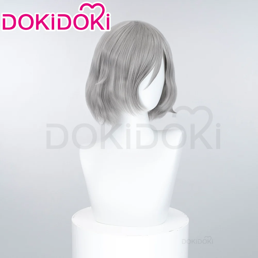【Ready For Ship】DokiDoki Anime Delicious in Dungeon Cosplay Mithrun Wig Short Curly Silver Wig Dungeon Meshi - Image 2