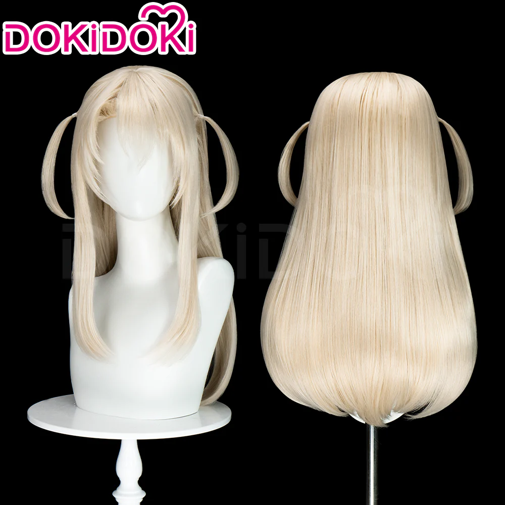 【Ready For Ship】DokiDoki Anime Fate/kaleid liner Prisma Illya Long Pale Gold Hair Prisma Illya Costume Wig
