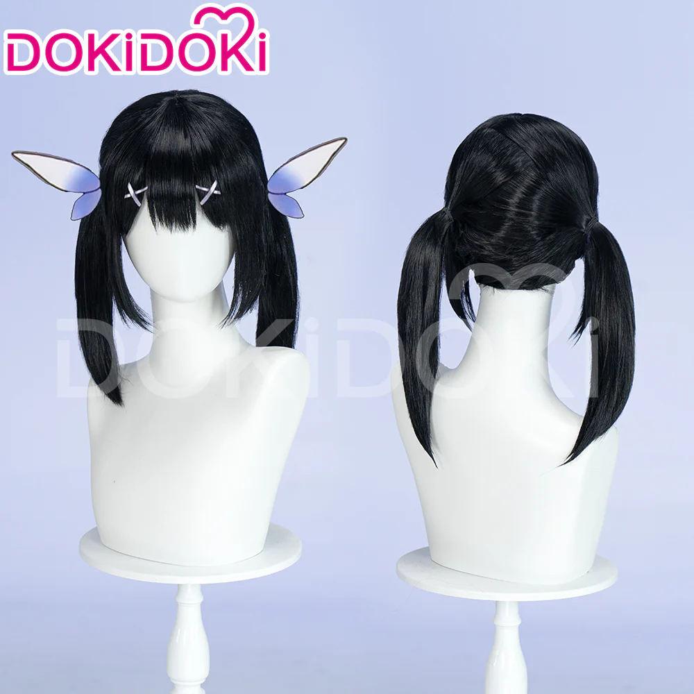 【Ready For Ship】DokiDoki Anime Fate Kaleid Liner Prisma Illya Cosplay Miyu Edelfelt Long Straight Black Hair