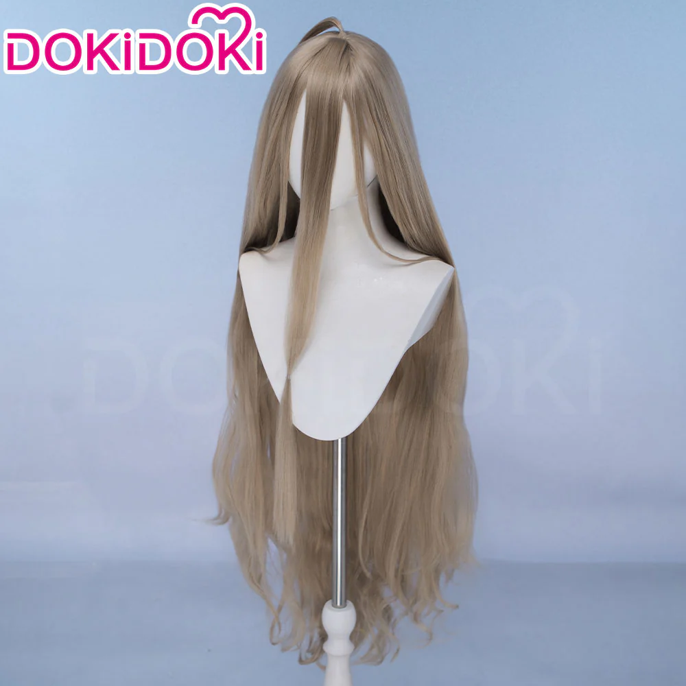 【Ready For Ship】DokiDoki Anime Cosplay Wig Long Light Brown Straight Hair - Image 2