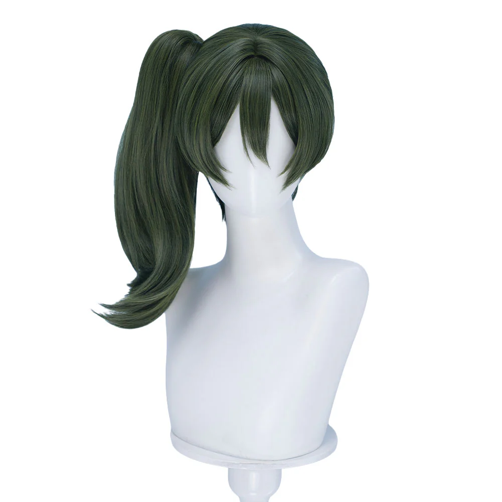 【Ready For Ship】DokiDoki Anime Cosplay Wig Green Hair Side Ponytail - Image 5
