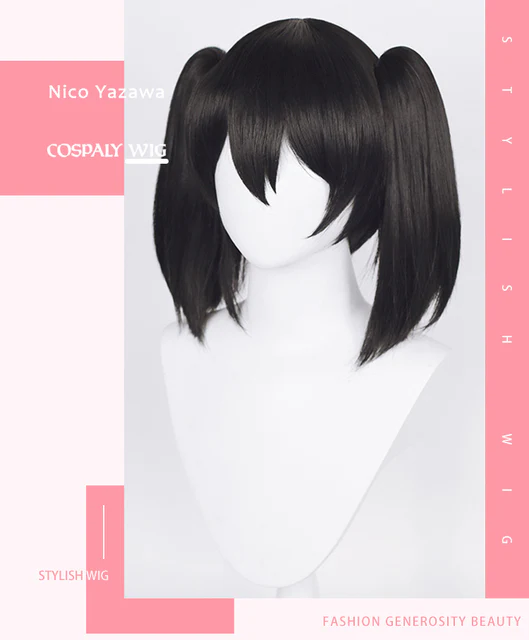 DokiDoki Anime LoveLive! Cosplay Nozomi Tojo / Nico Yazawa / Honoka Kousaka Wig Long Hair - Image 7