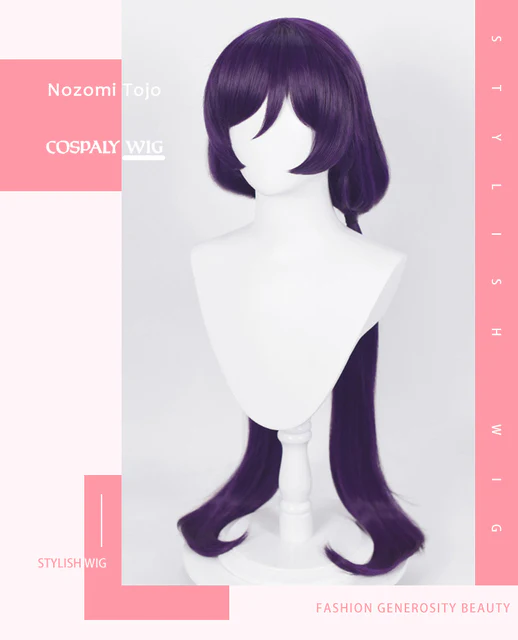 DokiDoki Anime LoveLive! Cosplay Nozomi Tojo / Nico Yazawa / Honoka Kousaka Wig Long Hair - Image 9
