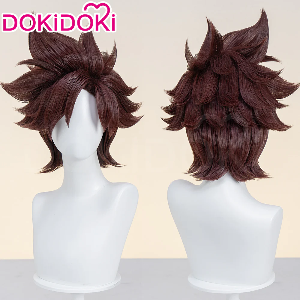 【Ready For Ship】DokiDoki Anime Mashin Hero Wataru Cosplay Ikusabe Wataru Wig Short Brown Hair