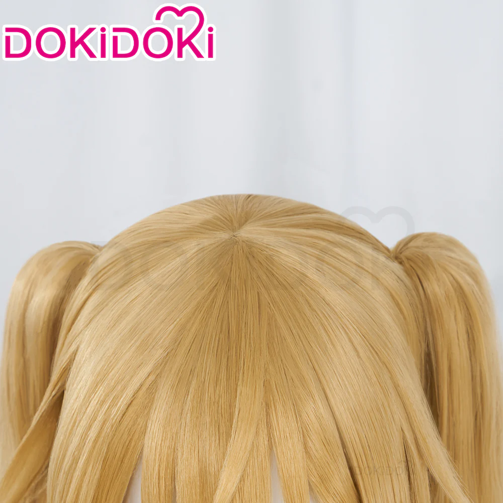 【Ready For Ship】DokiDoki Anime Miss Kobayashi’s Dragon Maid Cosplay Tohru Long Straight Yellow Wig - Image 4