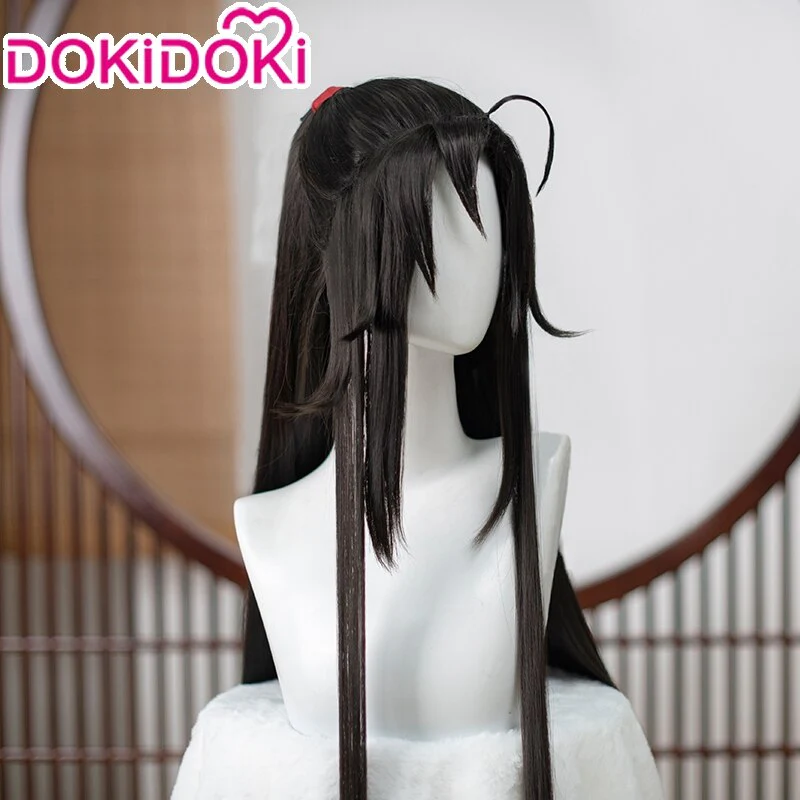 【Partially Ready For Ship】DokiDoki Anime Mo Dao Zu Shi Cosplay Yiling Patriarch Ver Wei Wu Xian Dao Mo To Shi Black Long Wig/ Hairband Men MDZS - Image 2