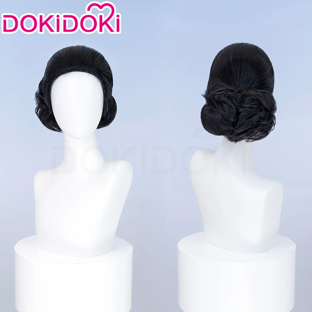 DokiDoki Anime Movie The Boy and the Heron Cosplay Lady Himi Wig Short Black