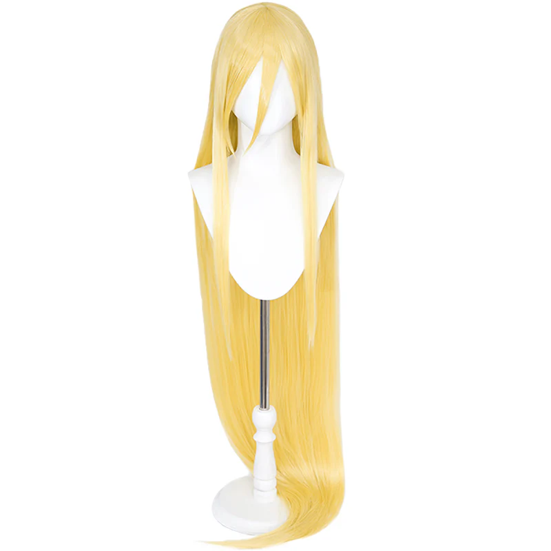 【Ready For Ship】DokiDoki Anime Noragami Cosplay Bishamon Wig Long Straight Yellow Gold Bishamonten - Image 3