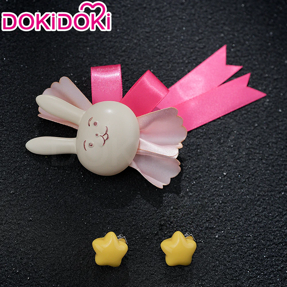 【Ready For Ship】DokiDoki Anime Oshi no Ko Cosplay Hoshino Ai Wig / Fake Eyelashes / Head Accessory Long Straight Purple Pink - Image 12