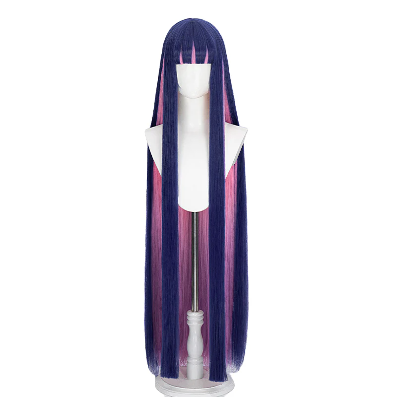 【 Ready For Ship】DokiDoki Anime Cosplay  Cosplay Wig Long Straight Blue Pink Hair - Image 18