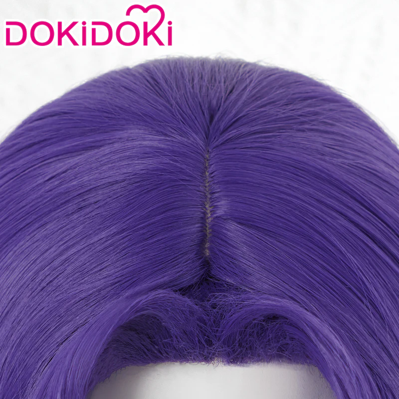 【Ready For Ship】DokiDoki Anime Revolutionary Girl Utena Cosplay Anthy Himemiya Wig Short Purple Curls - Image 4