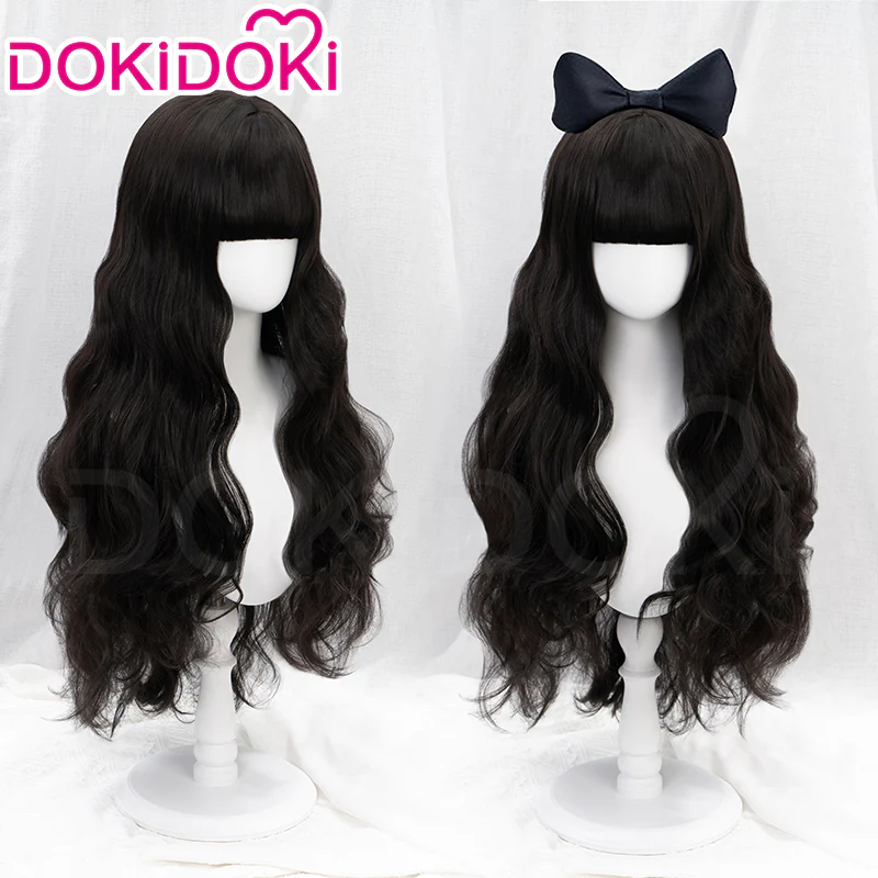 【Ready For Ship】DokiDoki Anime Cosplay Wig Long Curly Black Hair