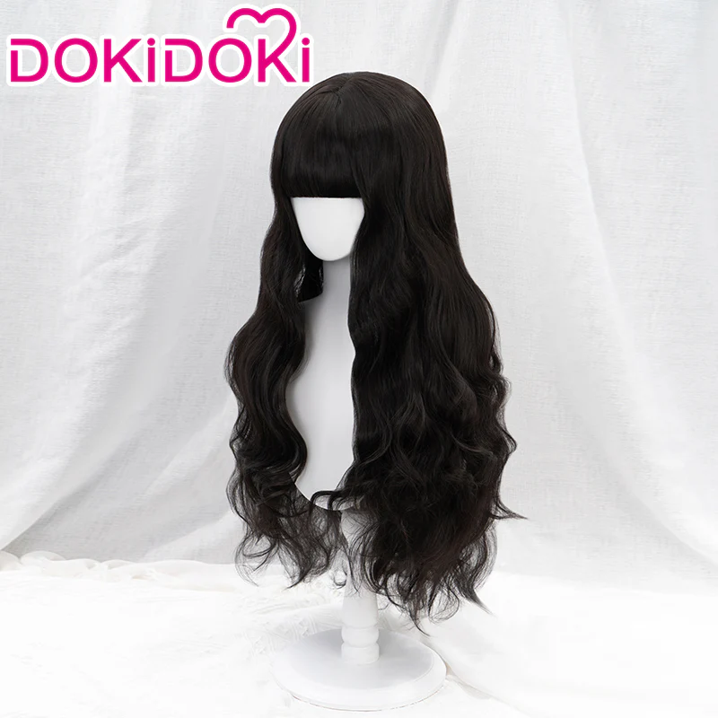 【Ready For Ship】DokiDoki Anime Cosplay Wig Long Curly Black Hair - Image 2