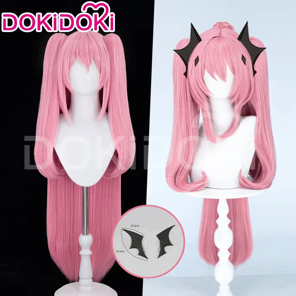 【Ready For Ship】DokiDoki  Anime Seraph Of The End Cosplay Krul Tepes Cosplay Wig / Headwear Long Pink Wig Halloween