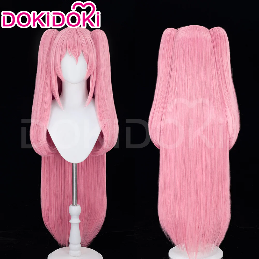 【Ready For Ship】DokiDoki  Anime Seraph Of The End Cosplay Krul Tepes Cosplay Wig / Headwear Long Pink Wig Halloween - Image 3