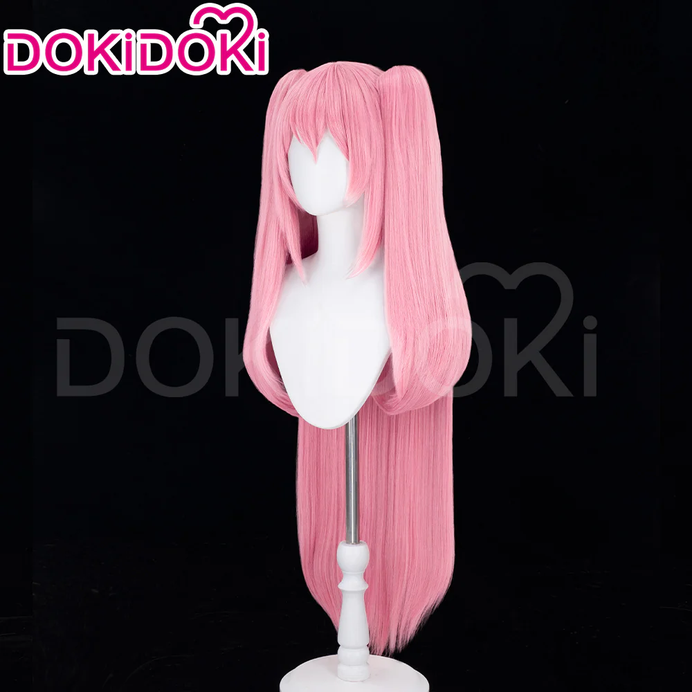 【Ready For Ship】DokiDoki  Anime Seraph Of The End Cosplay Krul Tepes Cosplay Wig / Headwear Long Pink Wig Halloween - Image 5
