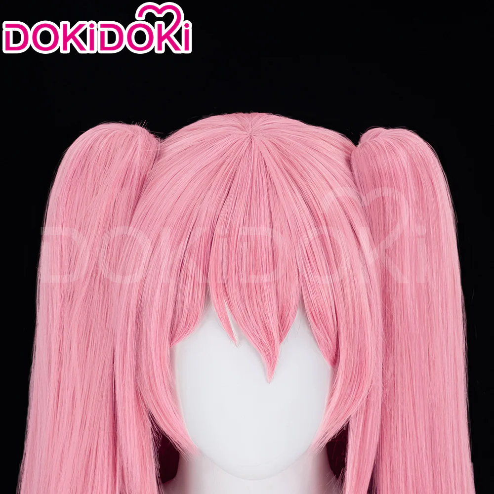 【Ready For Ship】DokiDoki  Anime Seraph Of The End Cosplay Krul Tepes Cosplay Wig / Headwear Long Pink Wig Halloween - Image 6