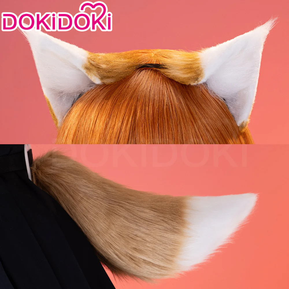 【Ready For Ship】【Last Batch】DokiDoki Anime Spice and Wolf: Merchant Meets the Wise Wolf Cosplay Holo Prop Ears Tail Furry