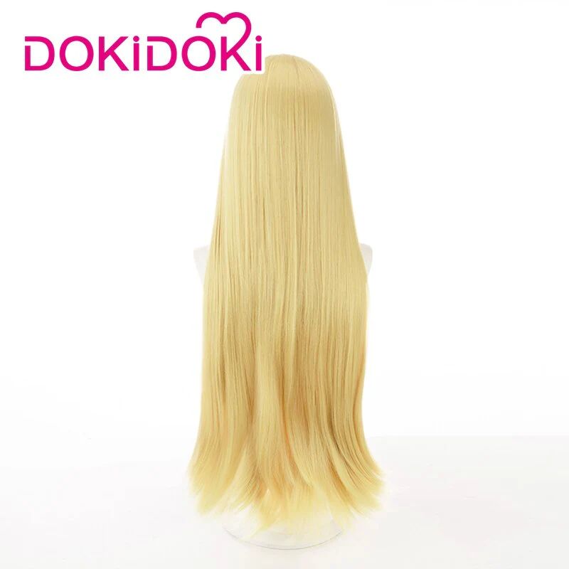 DokiDoki Anime Summer Time Rendering Wigs Kofune Ushio Cosplay Wig Golden wig Long Straight Blond - Image 3