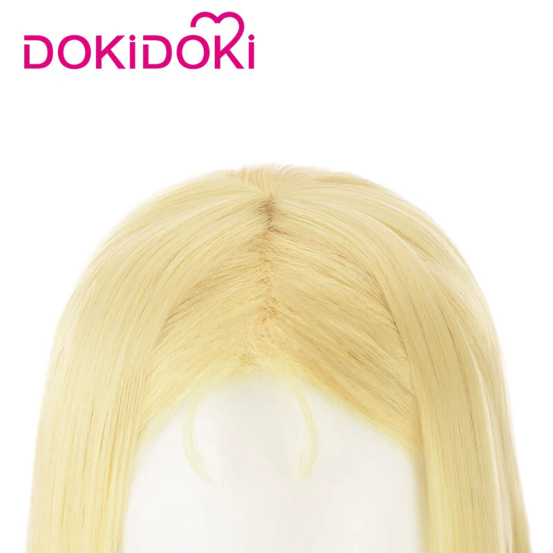 DokiDoki Anime Summer Time Rendering Wigs Kofune Ushio Cosplay Wig Golden wig Long Straight Blond - Image 4