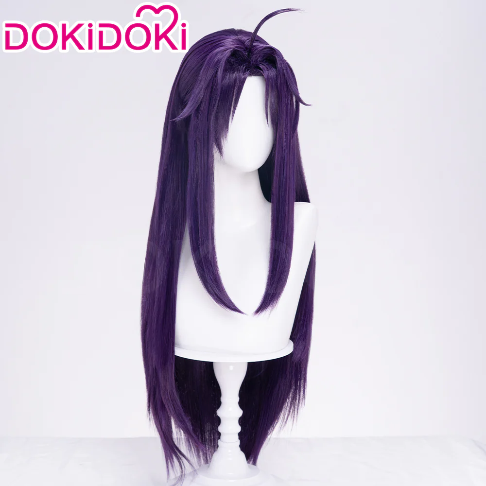 【Ready For Ship】DokiDoki Anime Sword Art Online Cosplay Konno Yuuki Wig Long Straight Purple Hair SAO - Image 3