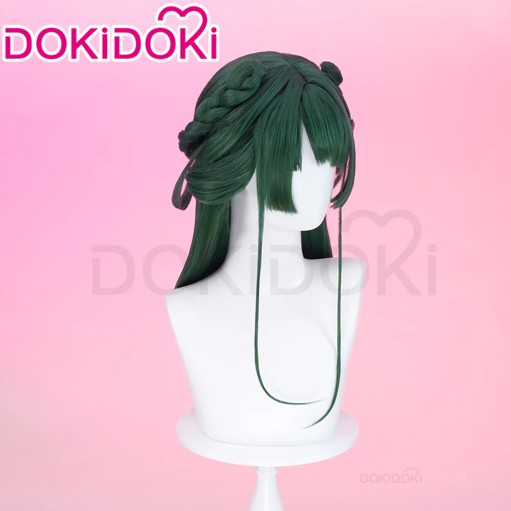 【Partially Ready For Ship】DokiDoki Anime The Apothecary Diaries Cosplay Mao Mao Wig / Hairpin / Earring / Bow Clip / Necklace Maomao Long Straight Green Hair Maomao - Image 13
