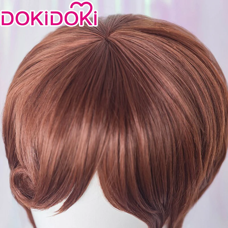 【Ready For Ship】【Last Batch】DokiDoki Anime ZOMBIE LAND SAGA Yugiri Cosplay Wig Red-brown Wig Women - Image 4