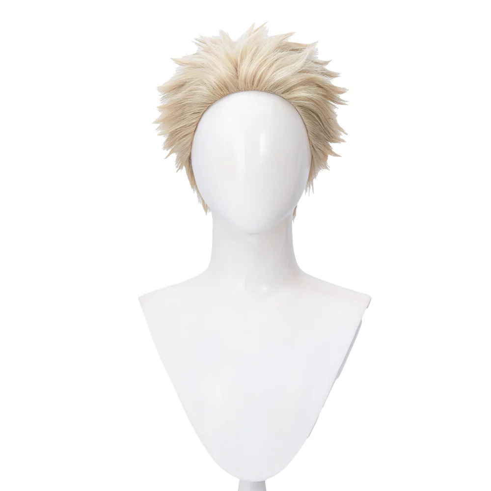 【Ready For Ship】DokiDoki Anime The Fragrant Flower Blooms with Dignity Cosplay Tsumugi Rintaro Wig Short Blonde Hair - Image 5