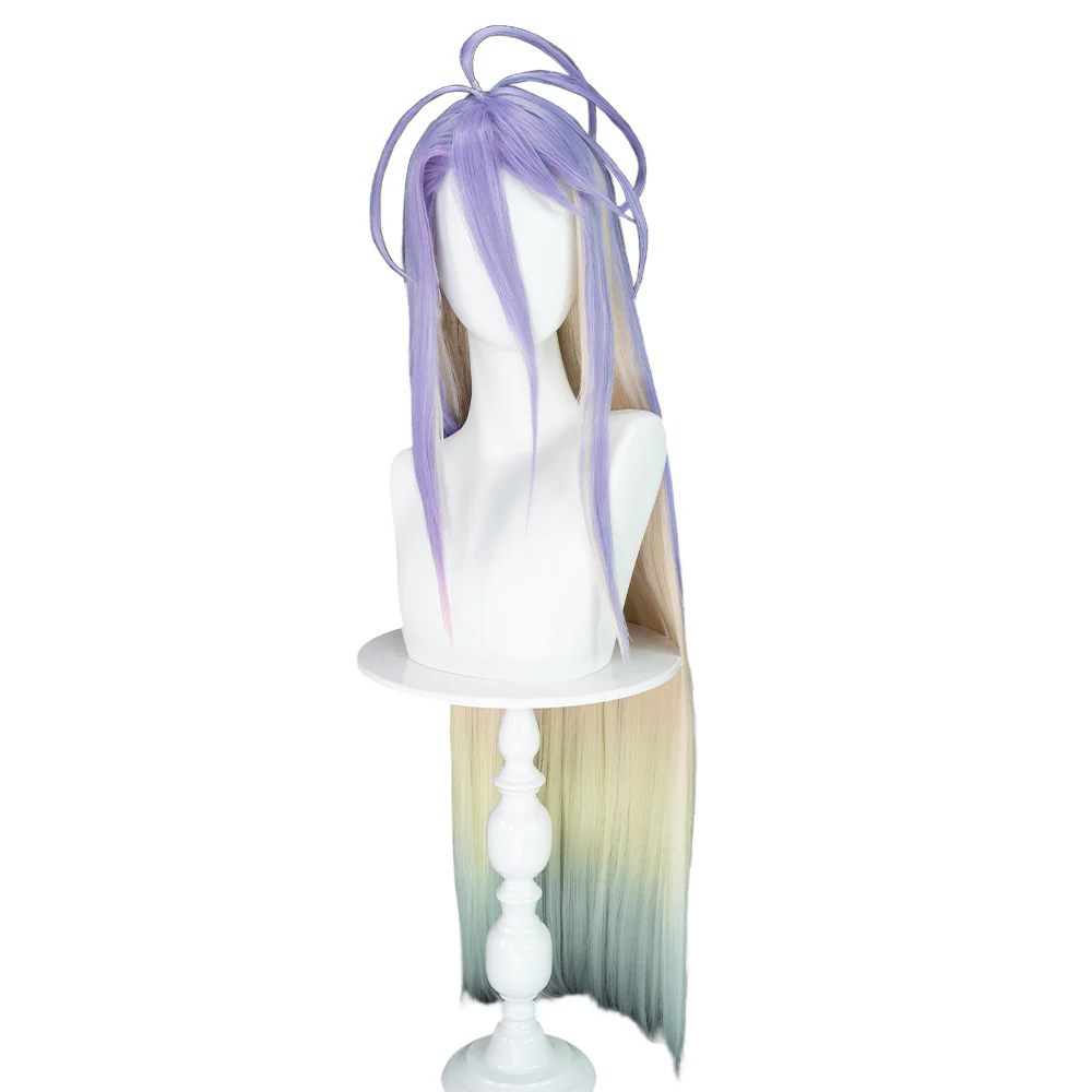 DokiDoki Anime No Game No Life Cosplay Shiro Wig Long Straight  Hair