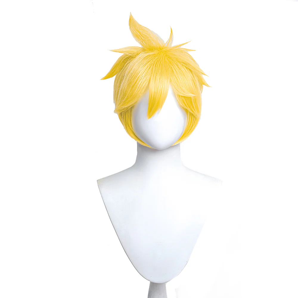 【Ready For Ship】DokiDoki Cosplay Cosplay Wig Yellow Short - Image 5