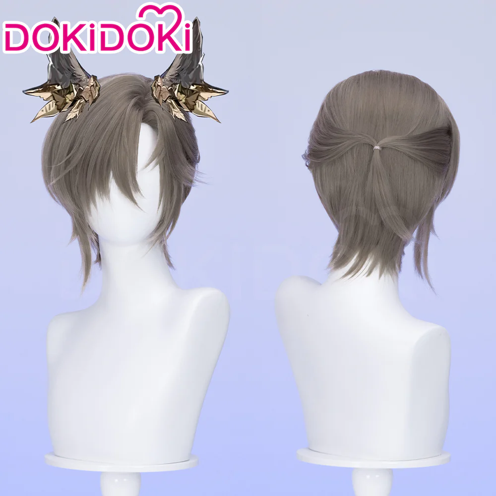 【Ready For Ship】DokiDoki Game Arknights Cosplay Tragodia Wig Short Hair