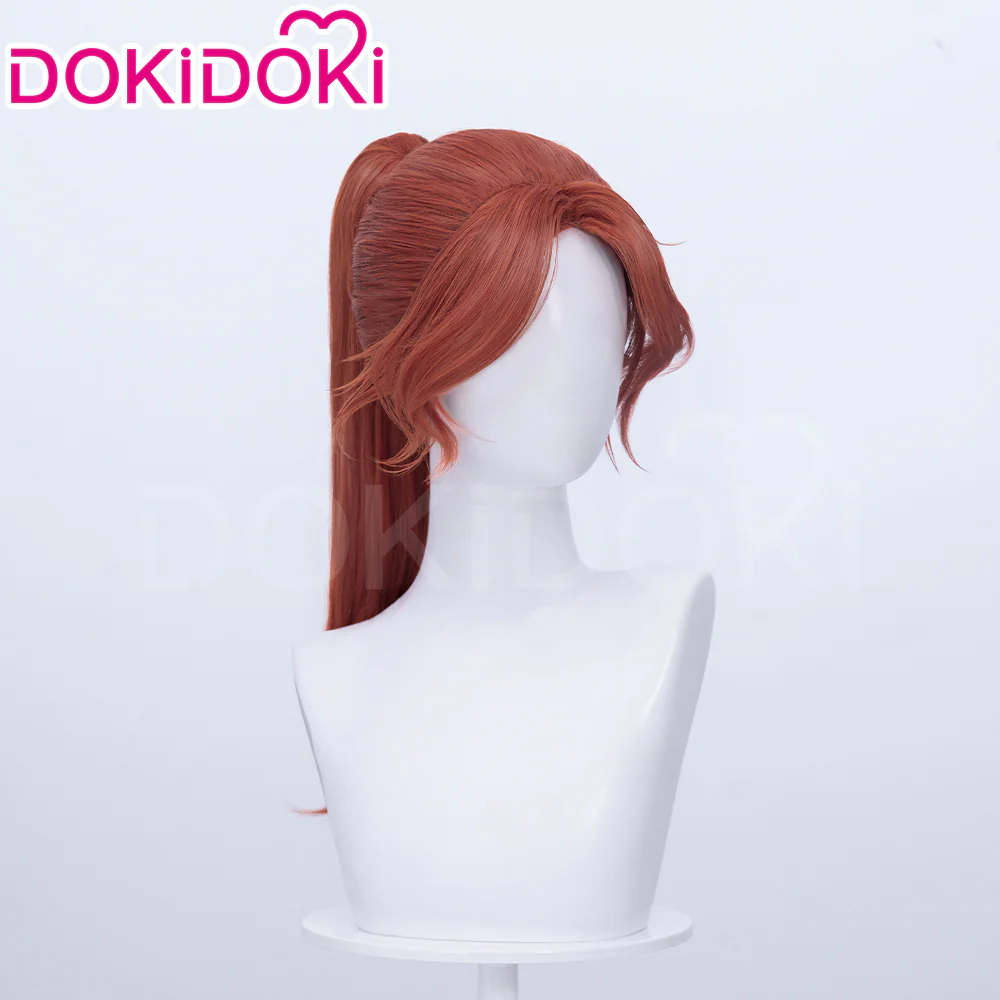 【Ready For Ship】DokiDoki Game Clair Obscur: Expedition 33 Copslay Maelle Wig Long Curly Red Silver Hair - Image 3
