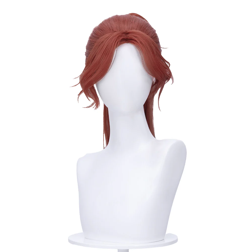 【Ready For Ship】DokiDoki Game Clair Obscur: Expedition 33 Copslay Maelle Wig Long Curly Red Silver Hair - Image 5