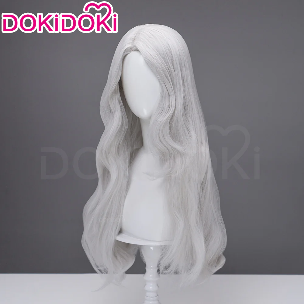 【Ready For Ship】DokiDoki Game Clair Obscur: Expedition 33 Copslay Maelle Wig Long Curly Red Silver Hair - Image 7