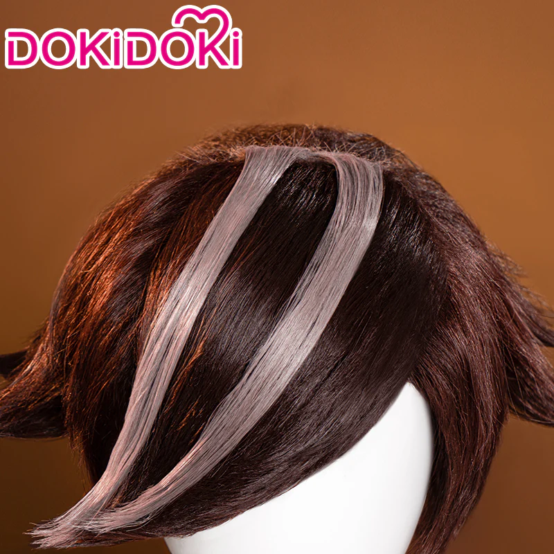 【Ready For Ship】DokiDoki Game Cookie Run: Kingdom Cosplay Espresso Cookie Wig  Espresso Short Brown - Image 4