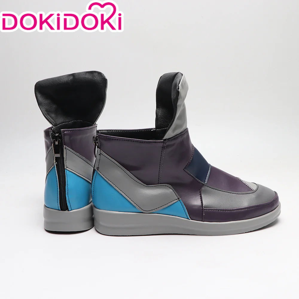 DokiDoki Game Cosplay Costume Grey Shoes - Image 3