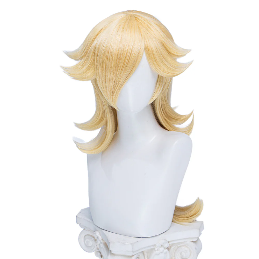 【Normal Ver Ready For Ship】【Pre Crimped】DokiDoki Game Cosplay Princess Wig Long Blonde Curly Hair - Image 11