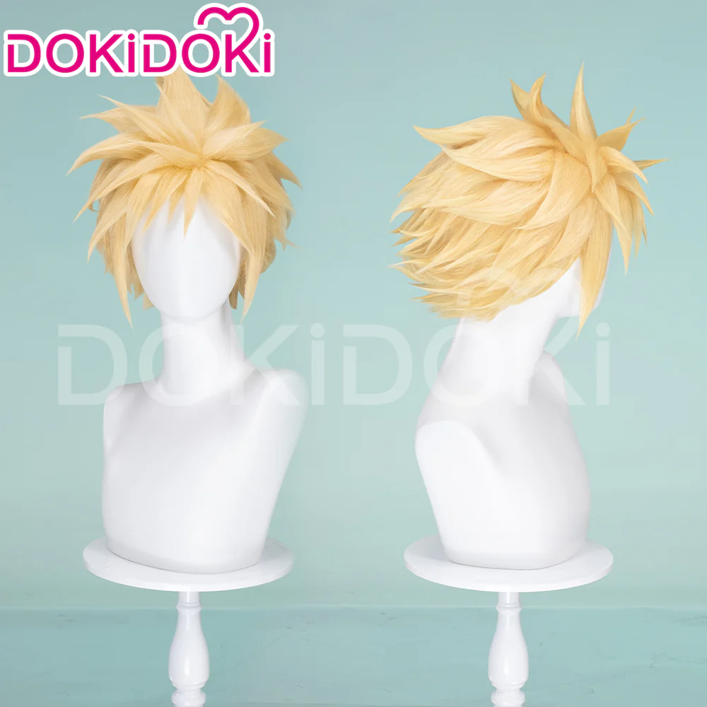 DokiDoki Game Cosplay Cloudy Cosplay Wig Short Blonde