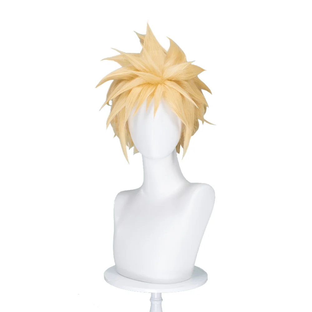 DokiDoki Game Cosplay Cloudy Cosplay Wig Short Blonde - Image 5