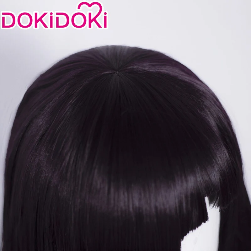 【Ready For Ship】DokiDoki Game Cosplay Wig Women Long Straight Hair Halloween - Image 4