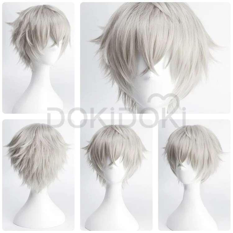 DokiDoki Game Ensemble Stars Cosplay Sakuma Rei / Hakaze Kaoru / Ogami Koga /Otogari Adonis Cosplay Wig Short Undead Enstars ES - Image 8