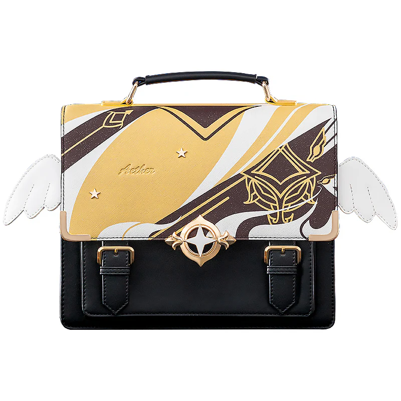 DokiDoki Game Genshin Impact Cosplay Aether Itabag Bag Doujin Ita Bag / Badge Holder - Image 5