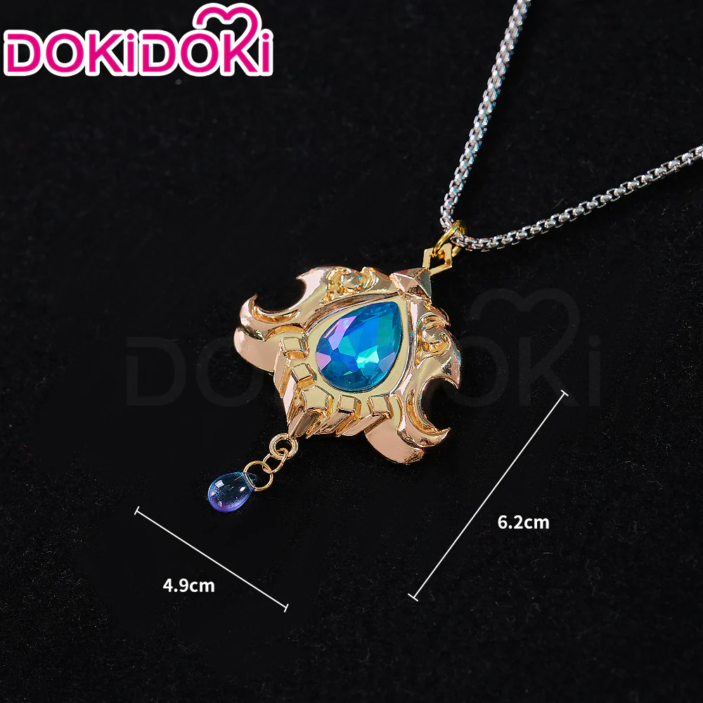 【In Stock】DokiDoki Game Genshin Impact Cosplay Fontaine Focalors Furina/ Neuvillette Necklace - Image 3