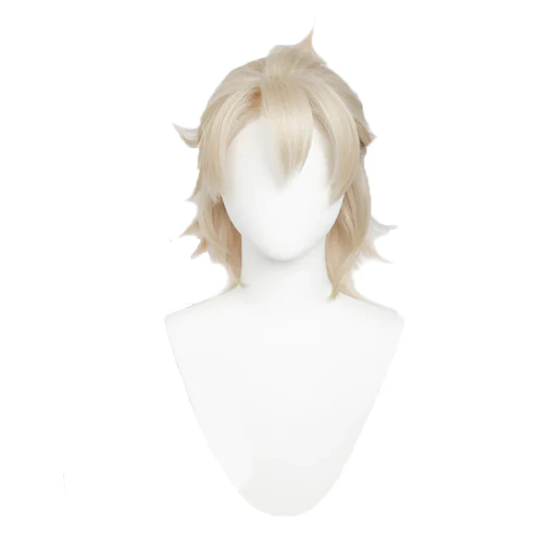 【Ready For Ship】【Front Lace】DokiDoki Game Genshin Impact Cosplay Albedo Wig - Image 6