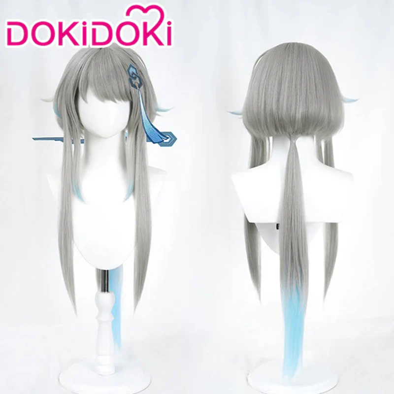 【Ready For Ship】DokiDoki Game Genshin Impact Cosplay Guizhong Wig Long Hair Gui Zhong