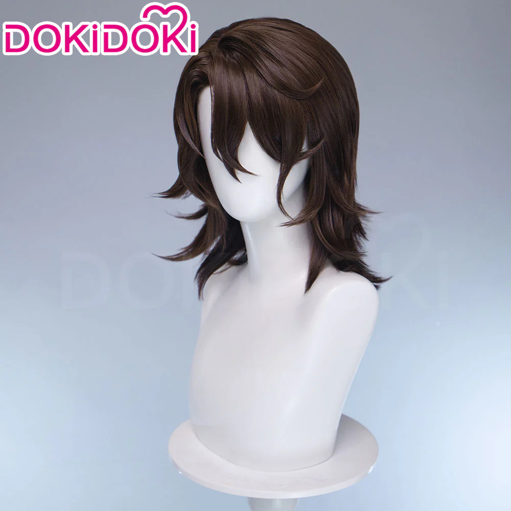 【Partial Ready For Ship】DokiDoki Game Genshin Impact Cosplay Rerir Wig Long Curly White / Dark Hair Racher of Solnari - Image 8