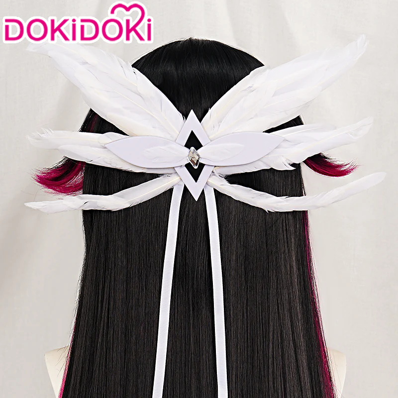 【Partially Ready For Ship】【120CM / 110CM】DokiDoki Game Genshin Impact Fatui Harbinger Cosplay Wig Cosplay Columbina Wig Long Straight - Image 24